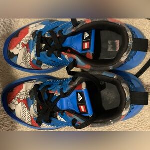 Used Adidas Racer TR X Lego kids shoes. Size 4.5